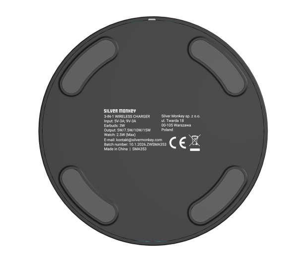 Silver Monkey Core MagCharger 3in1 Czarna - 1487256 - zdjęcie 8
